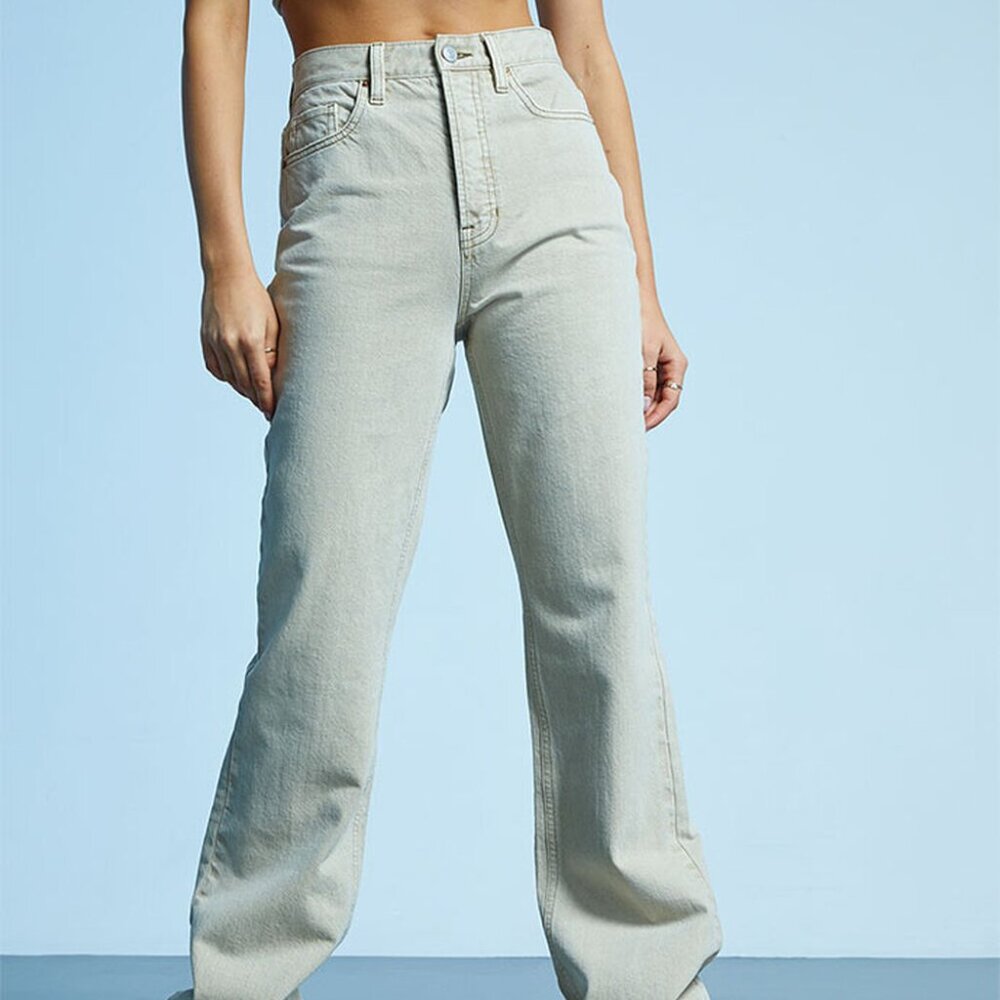 PacSun Eco Beige High Waisted Bootcut Jeans Size 29
